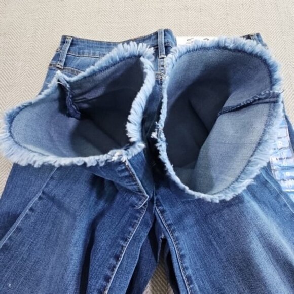 SEVEN 7 JEANS WOMEN'S TOWER STRAIGHT CROP DESIGNER SIZE 10 (36x24) New w/ Tags - Picture 7 of 16